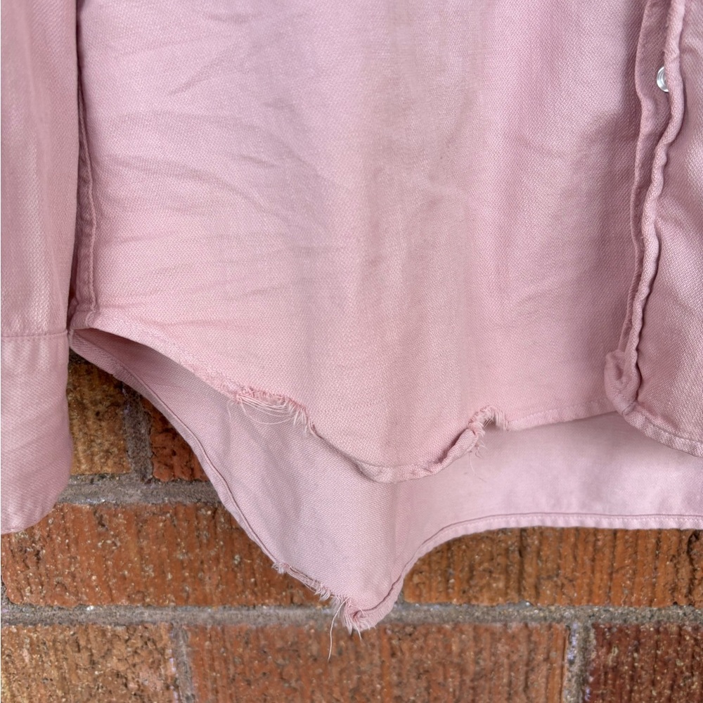 Frank and Eileen Denim Shirt EILEEN Pink Sz Small Womens - Picture 3 of 10